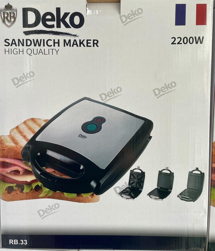ساندویچساز سه کاره دکو فرانسه - قدرت 2200W وات-مدل RB.33