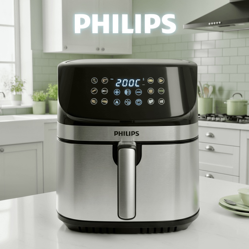 سرخ کن دوالمنت فیلیپس 14 لیتری تمام استیل سبددار مدل HD9298