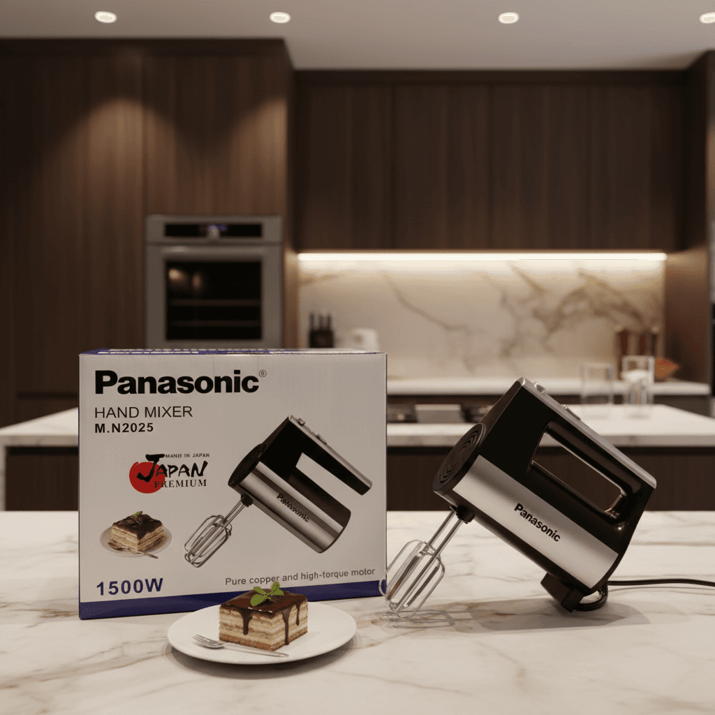 همزن دستی پاناسونیک قدرت 1500W وات مدل M.N-2025