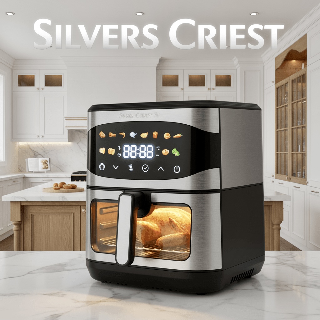 سرخ کن دوالنمت سیلورکرست- ظرفیت 15 لیتری تمام استیل جلو‌ شیشه ای- قدرت دستگاه 2400W وات مد