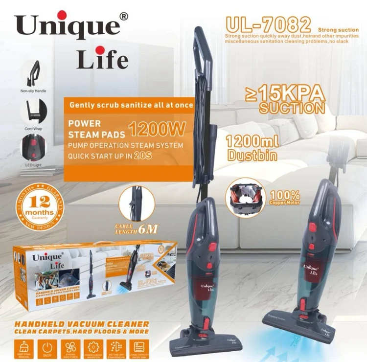 جارو برقی عصایی یونیک لایف مدل UL-7082