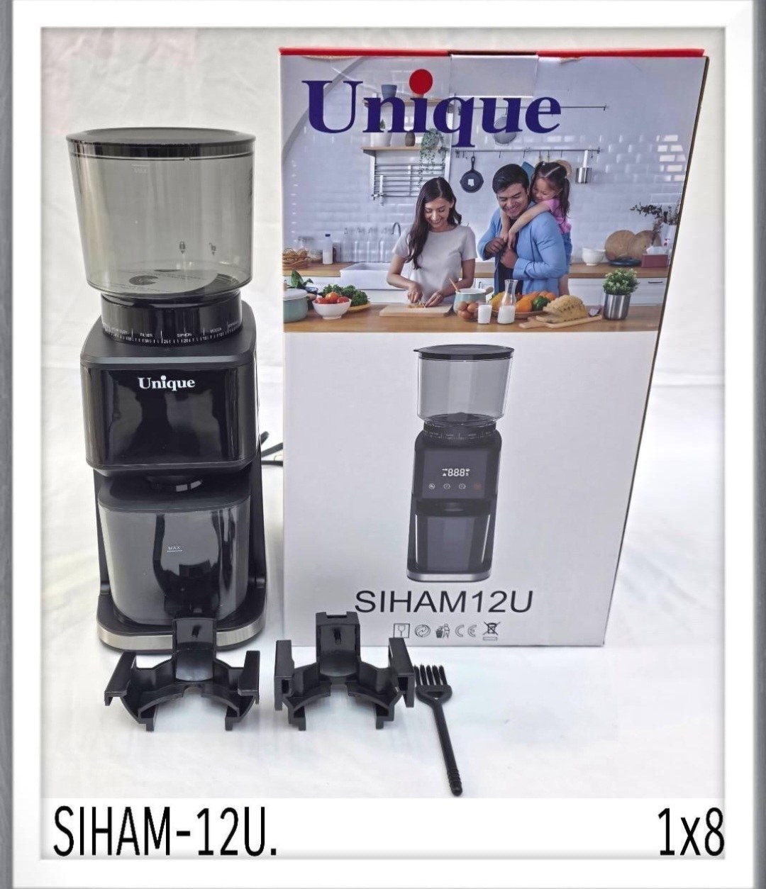 آسیاب قهوه یونیک  اصلی مدل SIHAM-12U لمسی