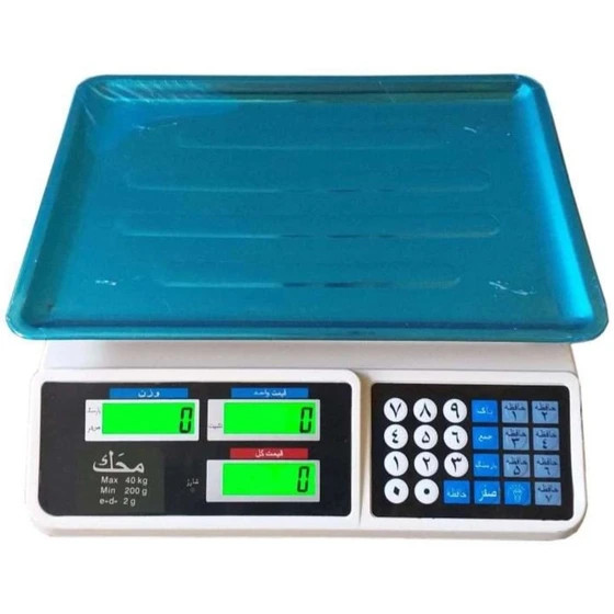 ترازو فروشگاهی محک مدل SB-5407 ظرفیت ۴۰ کیلوگرم