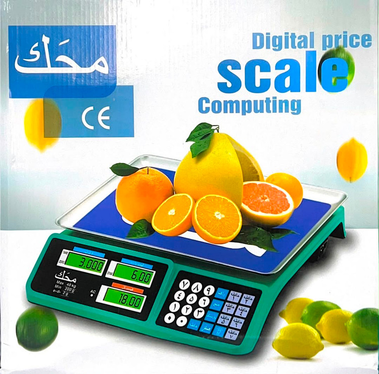 ترازو فروشگاهی محک مدل SB-5407 ظرفیت ۴۰ کیلوگرم
