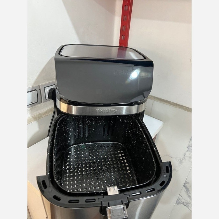 سرخ کن دوالمنت فیلیپس- ظرفیت 18/2 لیتری تمام استیل سبددار_ قدرت 3000W وات مدل PHILIPS 9298