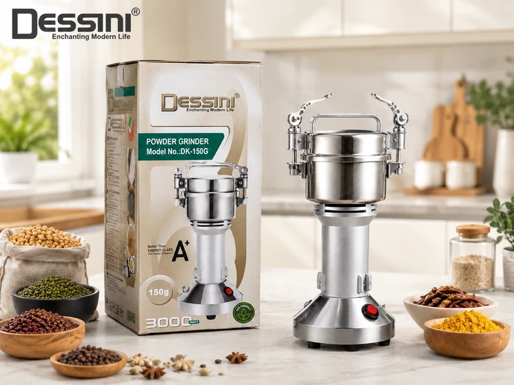 آسیاب نیمه صنعتی دسینی مدل KD150 ظرفیت ۱۵۰ گرم