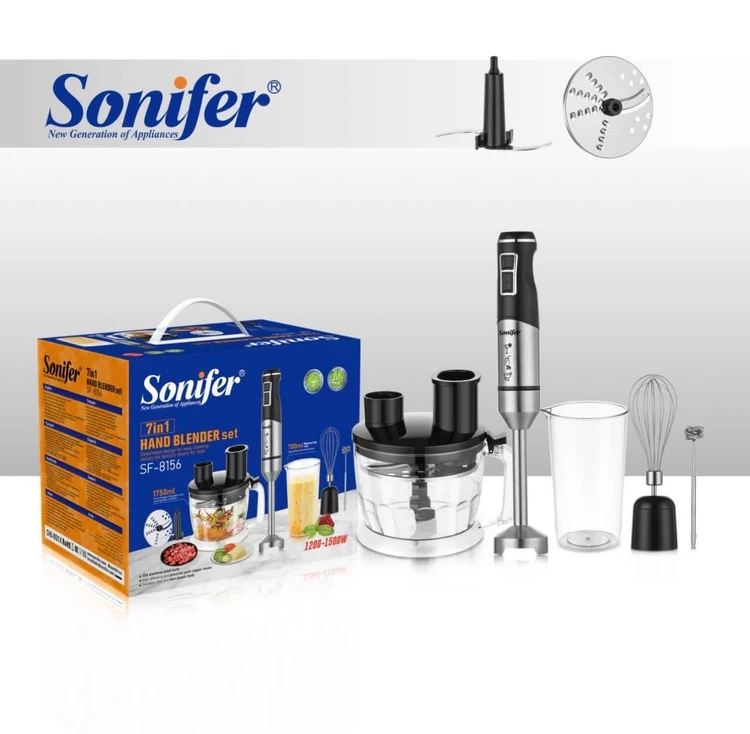 گوشتکوب برقی ۷ کاره سونیفر مدل SF-8156 | توان 1200 تا 1500 وات