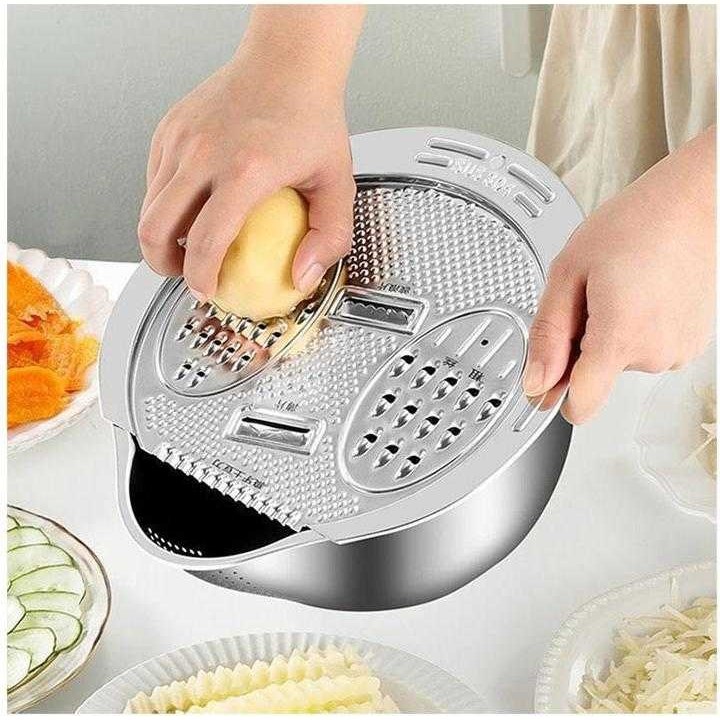 آبکش برنج شور استیل تکی درب دار یونیک لایف اصلی وارداتی