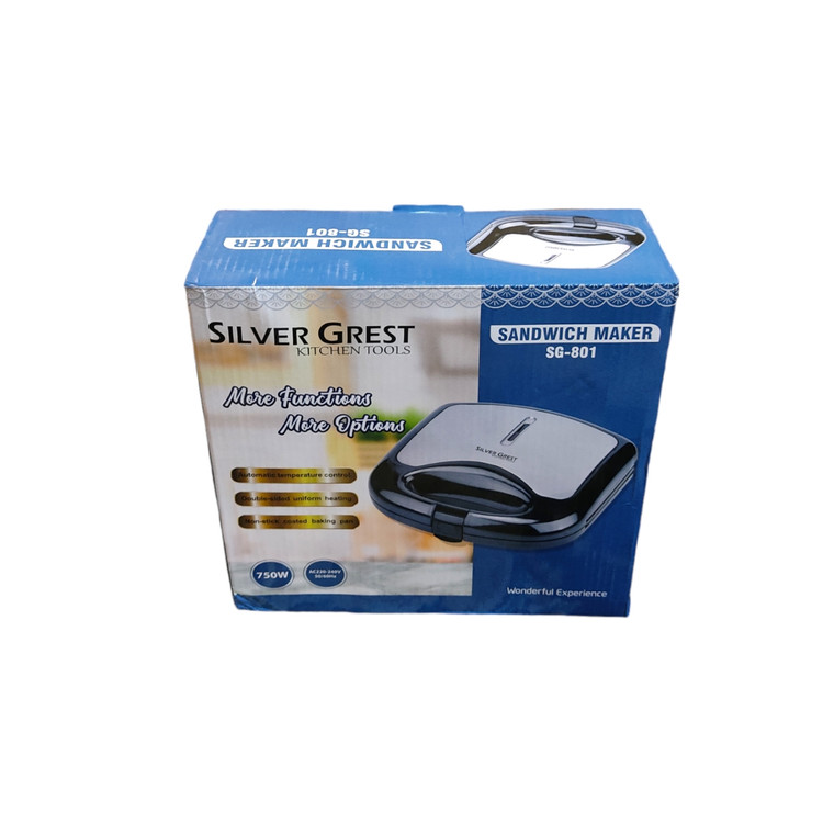 ساندویچ ساز دوتایی سیلور گرست Silver Grest مدل SG-801 | 750 وات