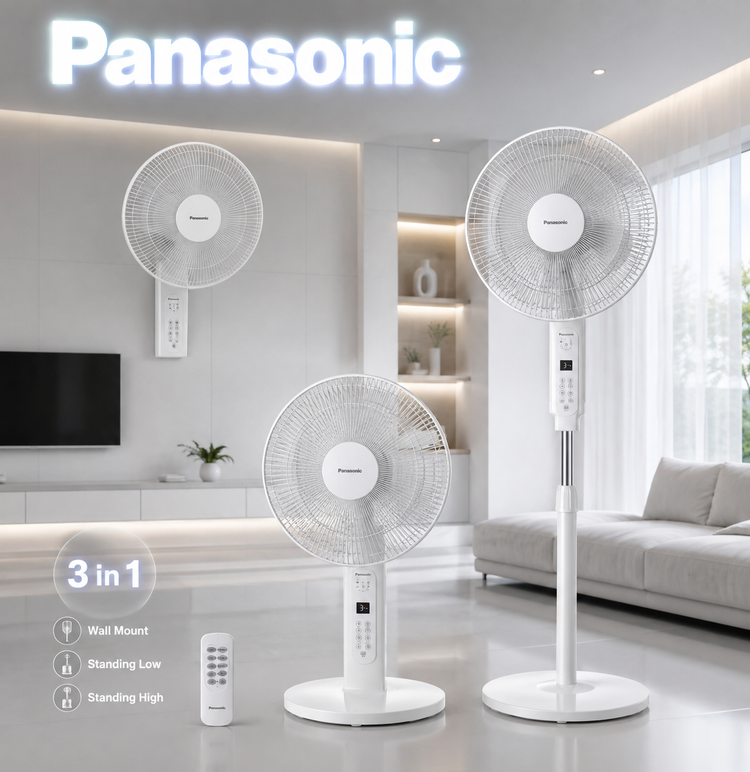 پنکه ایستاده سه حالته پاناسونیک مدل F-MX407