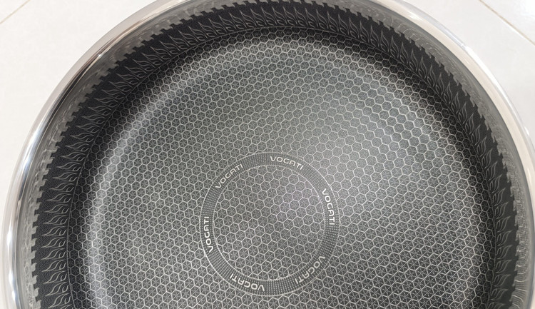 سرویس قابلمه استیل لیزری سهلایه ووگاتی اصلی سایز بزرگ ۸ پارچه مدل CW-TRI-8S | استیل ضدزنگ 304 با درب پیرکس