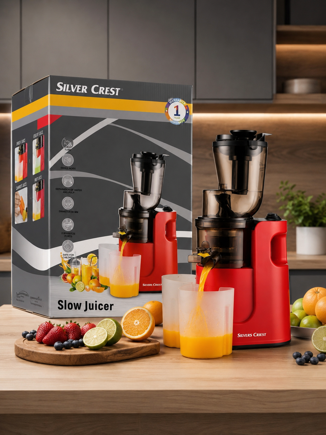 عصاره گیر سیلورکرست قدرت 2800W وات- مدل SC-1591S