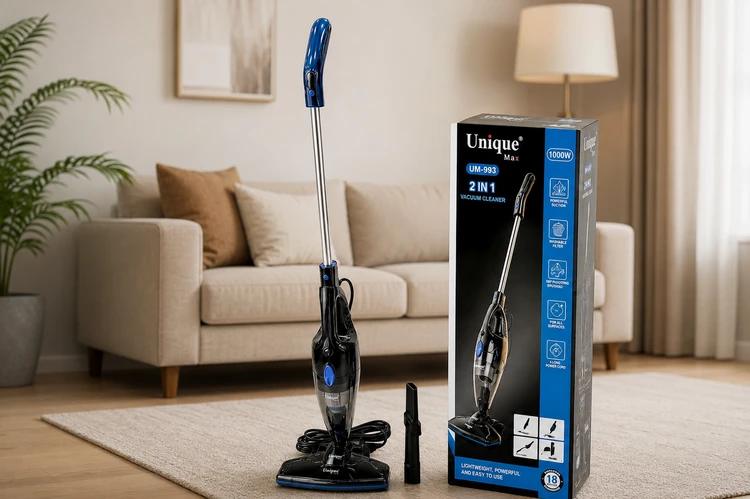 جارو برقی عصایی یونیک- قدرت 1000W وات- مدل UM-993