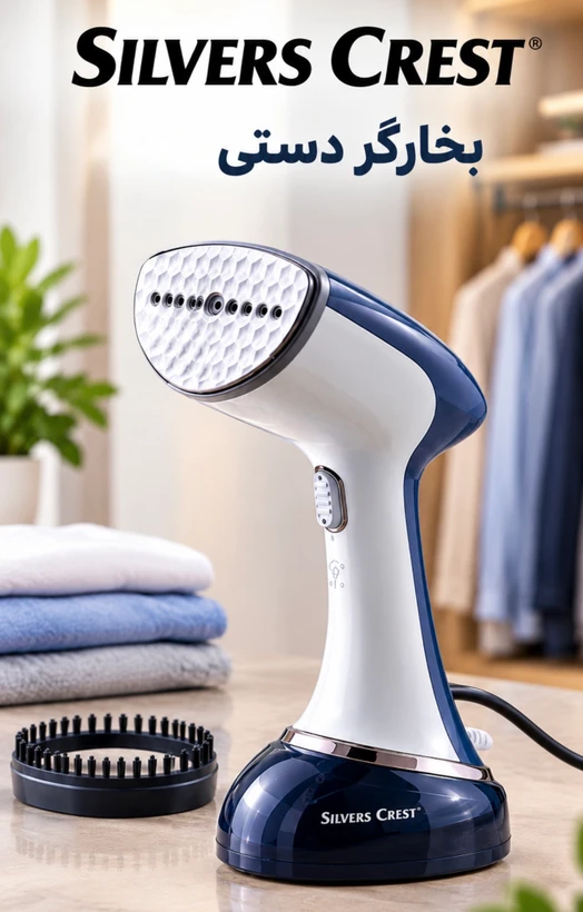 بخارگر لباس سیلور کرست مدل SC-9731 توان 1500 وات | مخزن 350 میلیلیتر