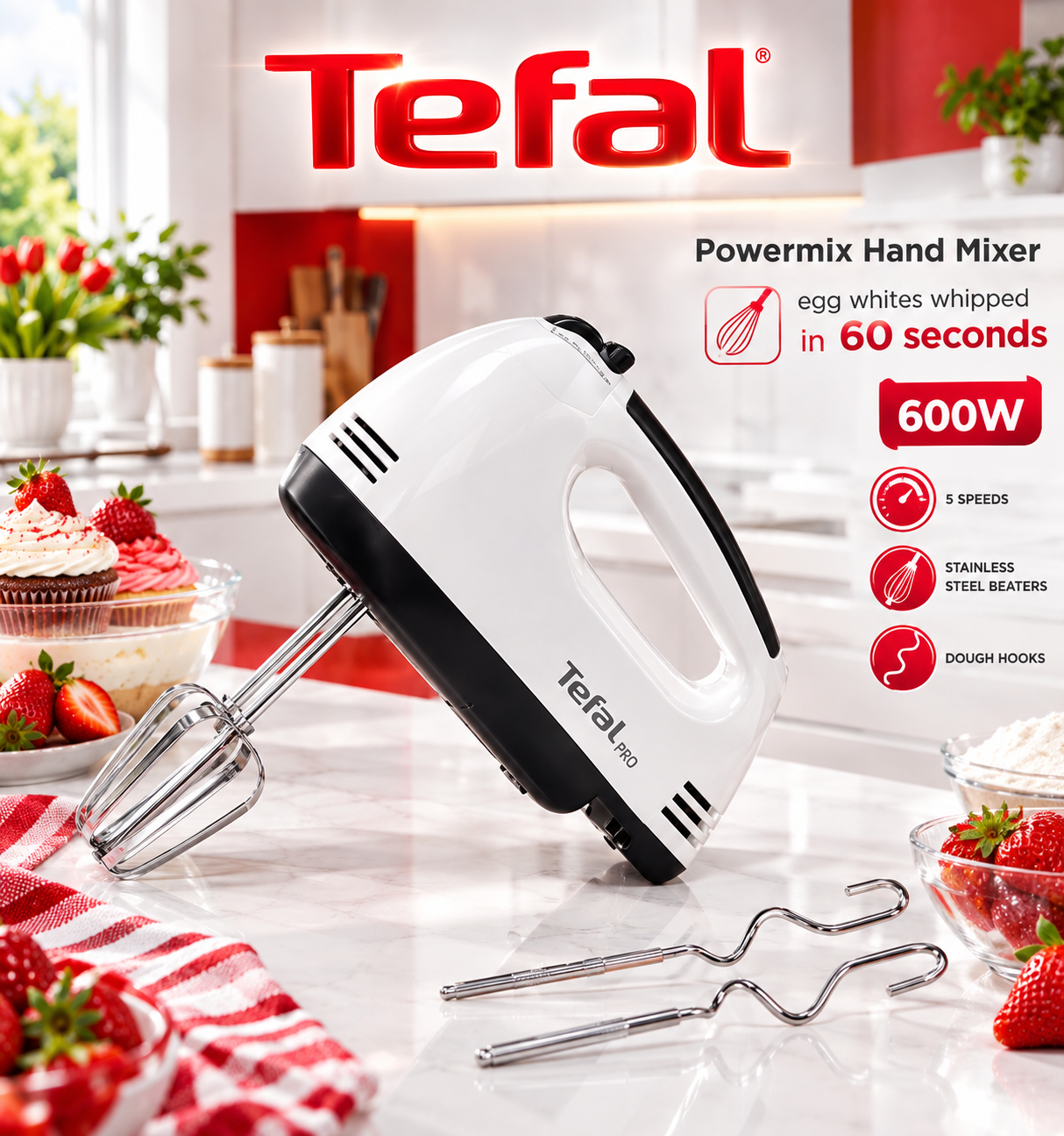 همزن برقی تفال Tefal pro مدل TF-2026