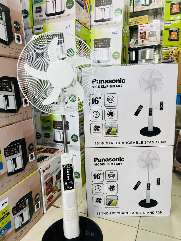 پنکه شارژی و برقی پاناسونیک دوحالته مدل F-MX407
