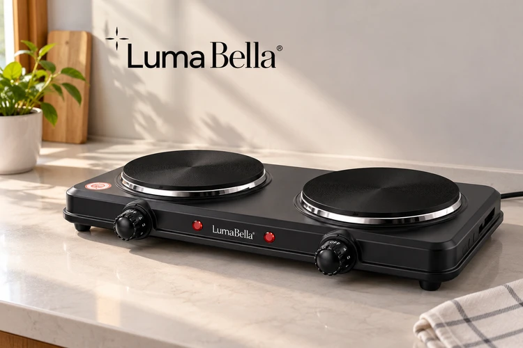 اجاق برقی دو شعله لوما بلا مدل B-7011 توان 2000 وات | LumaBella