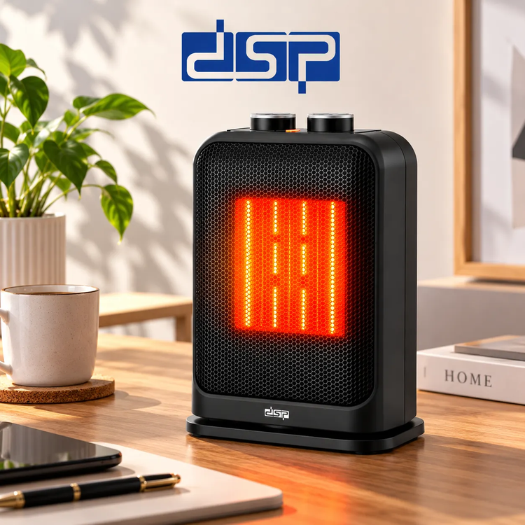 بخاری برقی فندار DSP مدل KD3102 توان 1500 وات با ترموستات قابل تنظیم